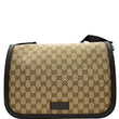 Gucci GG Canvas Messenger Bag Beige/Dark Brown - DDH