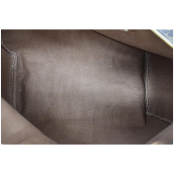 LOUIS VUITTON Speedy 40 Monogram Canvas Satchel Bag Brown