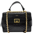 GIVENCHY Medium ID Leather Shoulder Bag Black