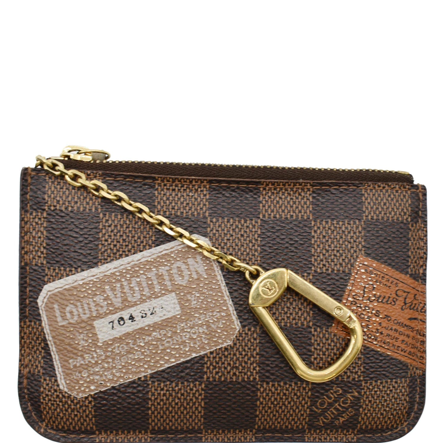 Louis Vuitton Damier Ebene Illustrè Trunk Bag Charm & Key Holder - Brown  Keychains, Accessories - LOU762833