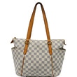 LOUIS VUITTON Totally PM Damier Azur Shoulder Bag White