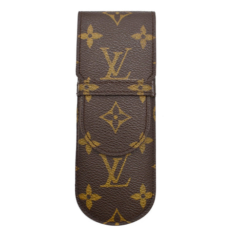 LOUIS VUITTON Etui Lunettes Rabat Monogram Canvas Glasses Case Brown - 25% OFF