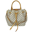 LOUIS VUITTON Girolata Damier Azur Shoulder Bag White