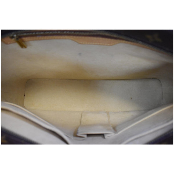 LOUIS VUITTON Luco Monogram Canvas Tote Bag Brown