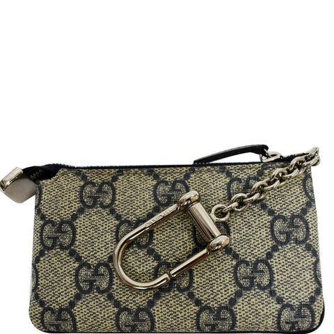 GUCCI GG Supreme Monogram Key Case Beige 233183