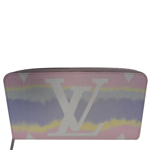 LOUIS VUITTON Escale Monogram Coated Canvas Zippy Wallet Pastel