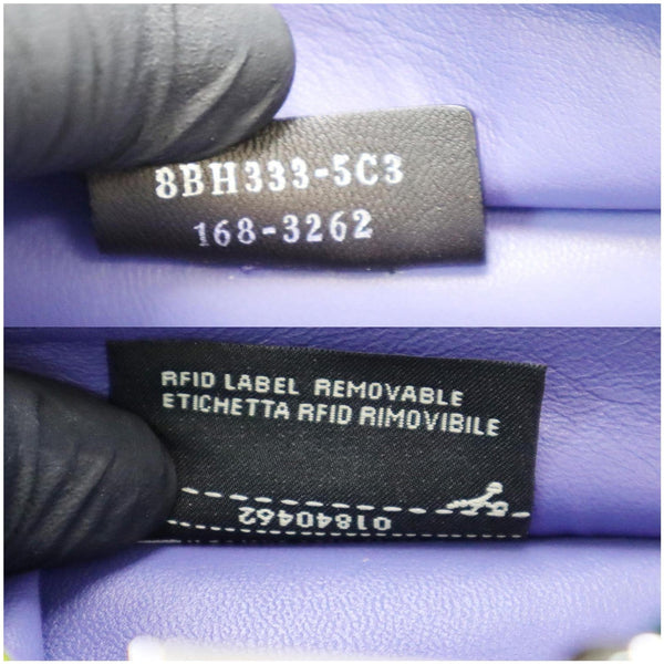 FENDI 3 Jours Mini Calfskin Leather Crossbody Bag Iris