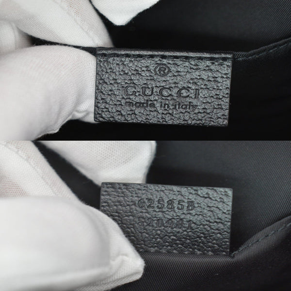 Gucci Off The Grid GG Monogram Nylon Shoulder Bag Black