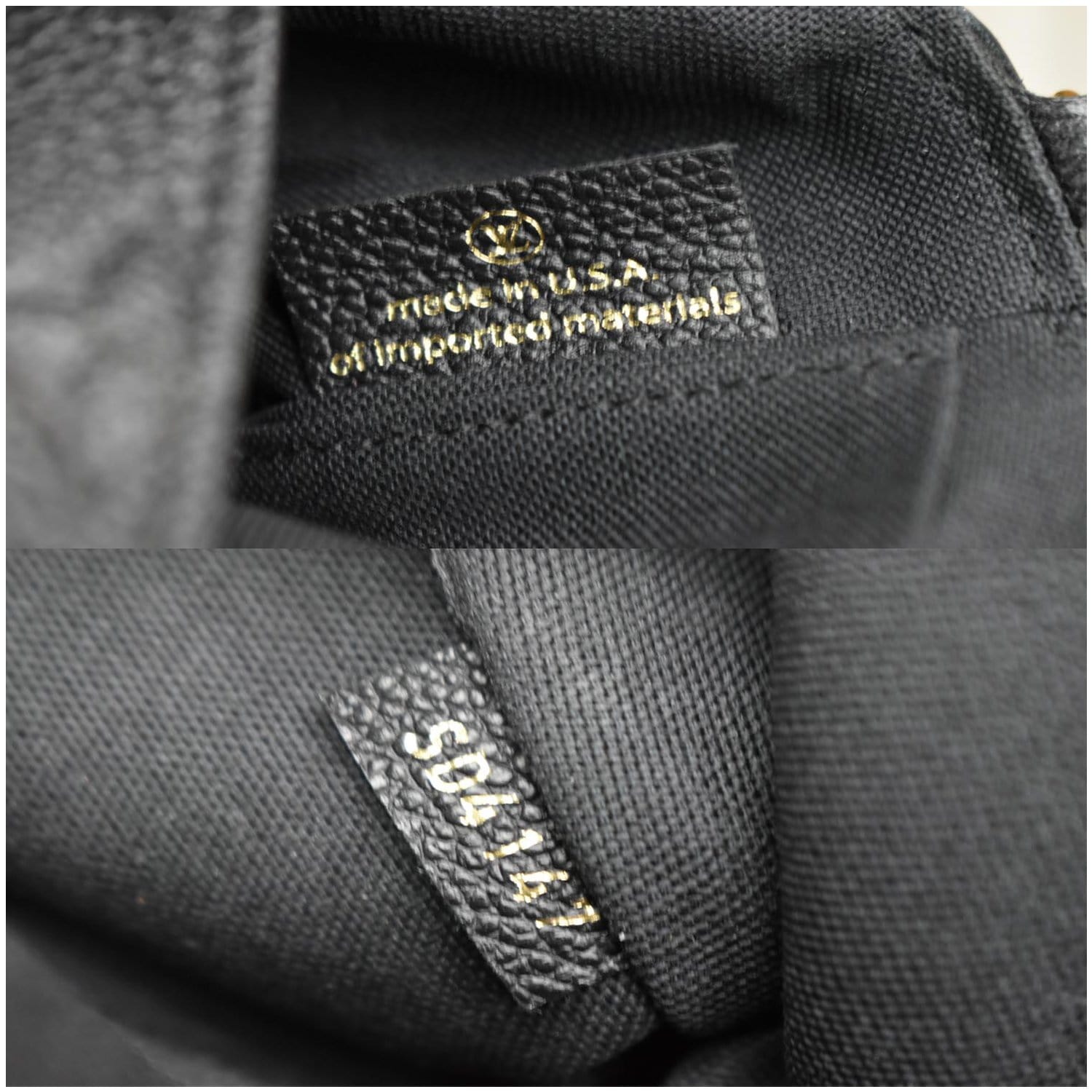 Louis Vuitton Noir Monogram Empreinte Felicie Pochette