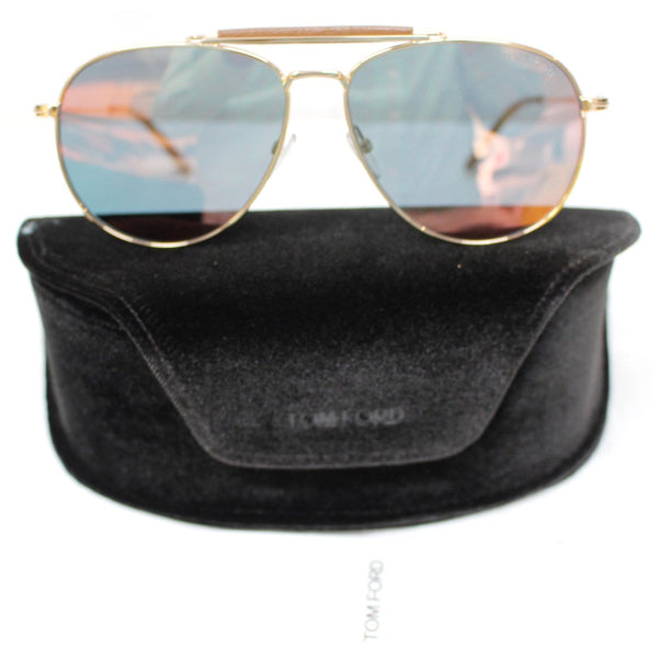 TOM FORD FT0536 28Z 60 Sean Sunglasses Rose Mirrored Lens