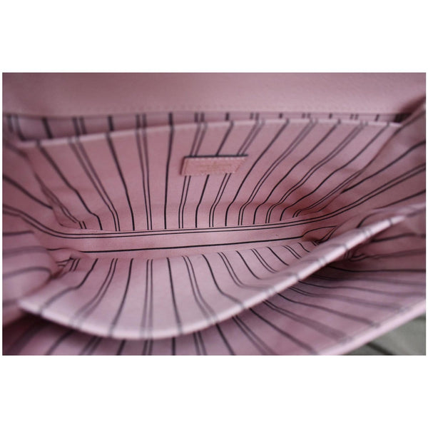 LOUIS VUITTON Metis Pochette Empreinte Leather Crossbody Bag Rose Poudre