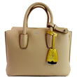 MCM Milla Mini Leather Top Handle Shoulder Bag Yellow - Last Call