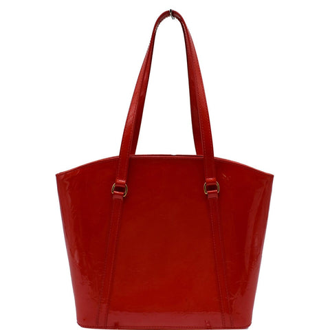 LOUIS VUITTON Avalon MM Monogram Vernis Shoulder Tote Bag Rouge Grenadine - Hot Deals