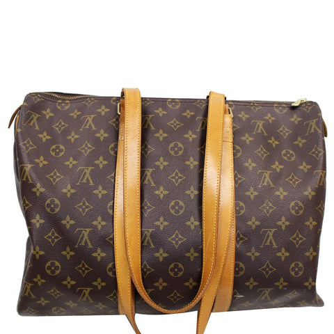 LOUIS VUITTON Sac Flanerie 45 Monogram Canvas Shoulder Bag Brown