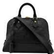 LOUIS VUITTON Neo Alma PM Monogram Empreinte Satchel Shoulder Bag Black