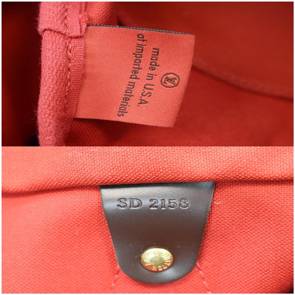 LOUIS VUITTON Speedy 30 Damier Ebene Shoulder Bag Brown