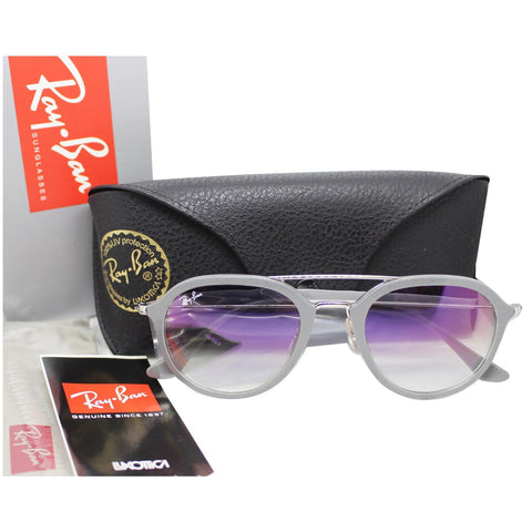 Ray-Ban Transparent grey Sunglasses Violet  Lens