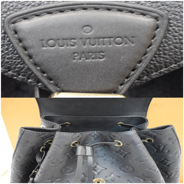 Louis Vuitton Montsouris Empreinte Leather Backpack Bag - PARIS eddition