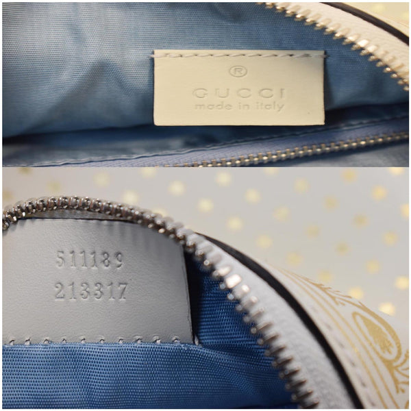 GUCCI Moon Steller Guccy Leather Crossbody Bag Ivory - Final Sale