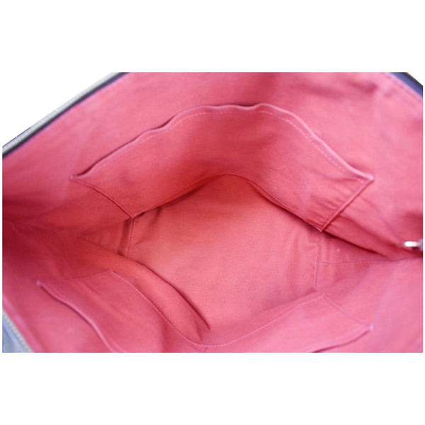 Louis Vuitton Totally MM Damier Ebene Shoulder Tote Bag - light pink interior