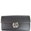 GUCCI GG Interlocking Continental Leather Wallet Black 598166