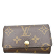 LOUIS VUITTON Monogram Canvas 6 Key Holder Brown