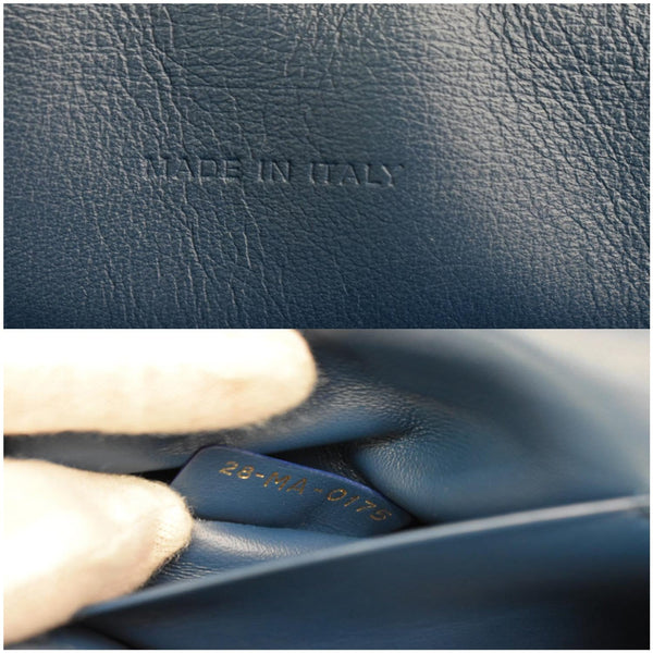 Christian Dior Be Dior Leather Flap Shoulder Bag - code tag