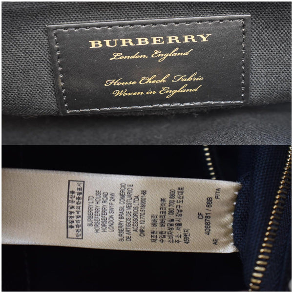 Burberry Large Banner House Check Leather Shoulder Bag - England | DDH