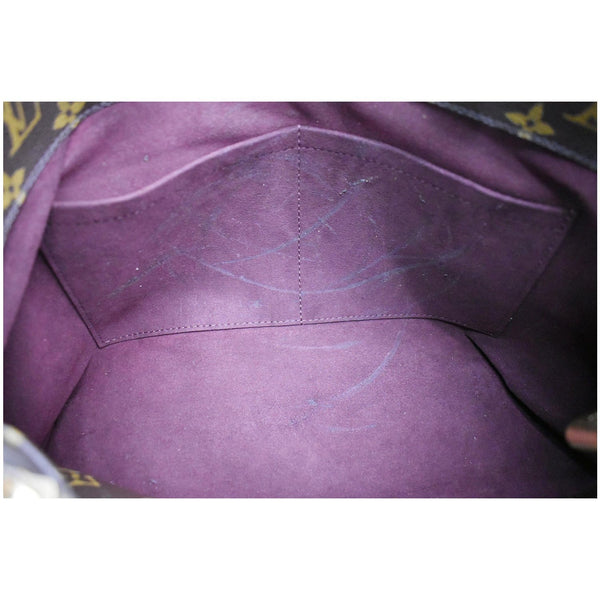 LOUIS VUITTON Montaigne GM Monogram Canvas Shoulder Bag Brown