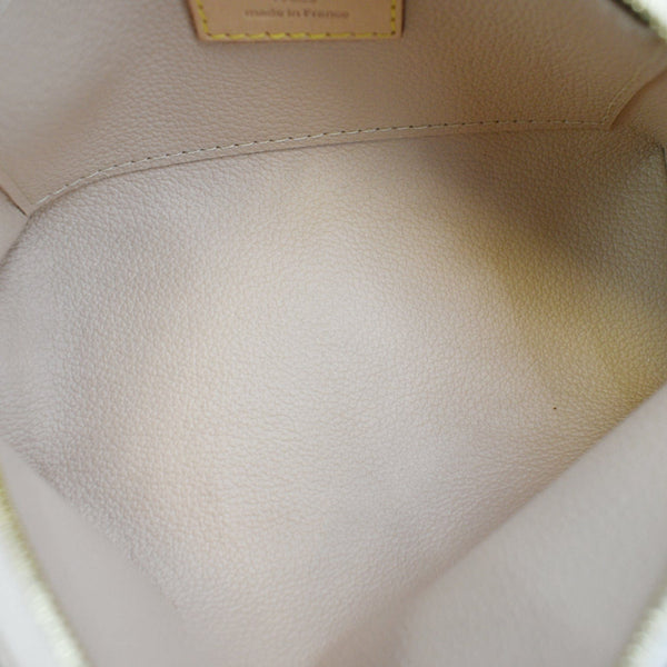 LOUIS VUITTON Damier Azur Cosmetic Pouch White