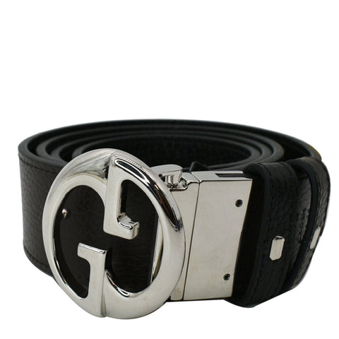 GUCCI  GG Reversible Leather Belt Black/Brown 449715 Size 95.38