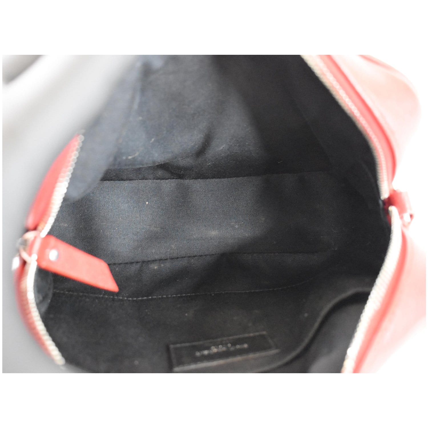 YVES SAINT LAURENT Lou Camera Monogram Leather Shoulder Bag Red - 15%