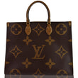 Louis Vuitton Onthego GM Reverse Monogram Giant Bag - lv logo printed