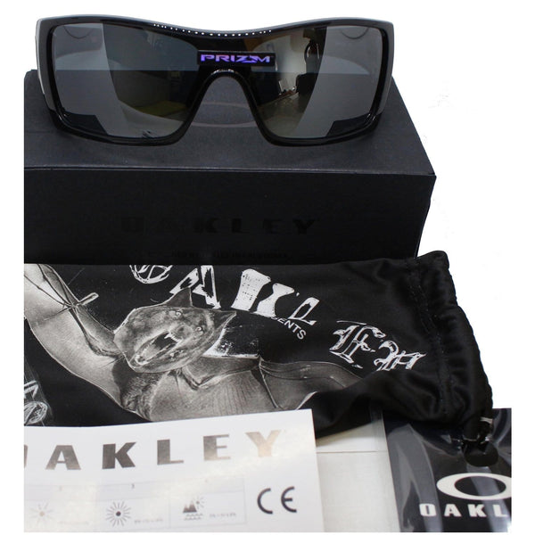 Oakley Batwolf Black Ink Sunglasses plastic material