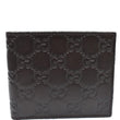 GUCCI Microguccissima Bifold Leather Wallet Black 260987