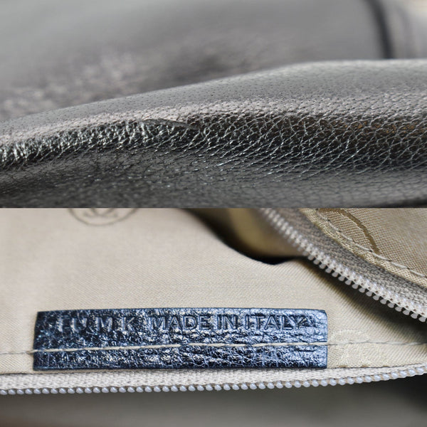 CARTIER Marcello de Cartier Leather Large Shoulder Bag Black