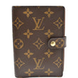 LOUIS VUITTON Agenda PM Monogram Canvas Planner Cover Brown