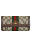 Gucci Ophidia GG Continental Supreme Canvas Wallet
