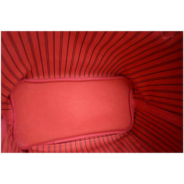 LOUIS VUITTON Neverfull MM Damier Ebene Tote Bag Brown