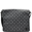 LOUIS VUITTON District MM Monogram Eclipse Messenger Bag Black