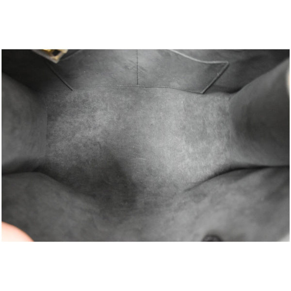 LOUIS VUITTON Onthego MM Wild At Heart Leather Shoulder Bag Black