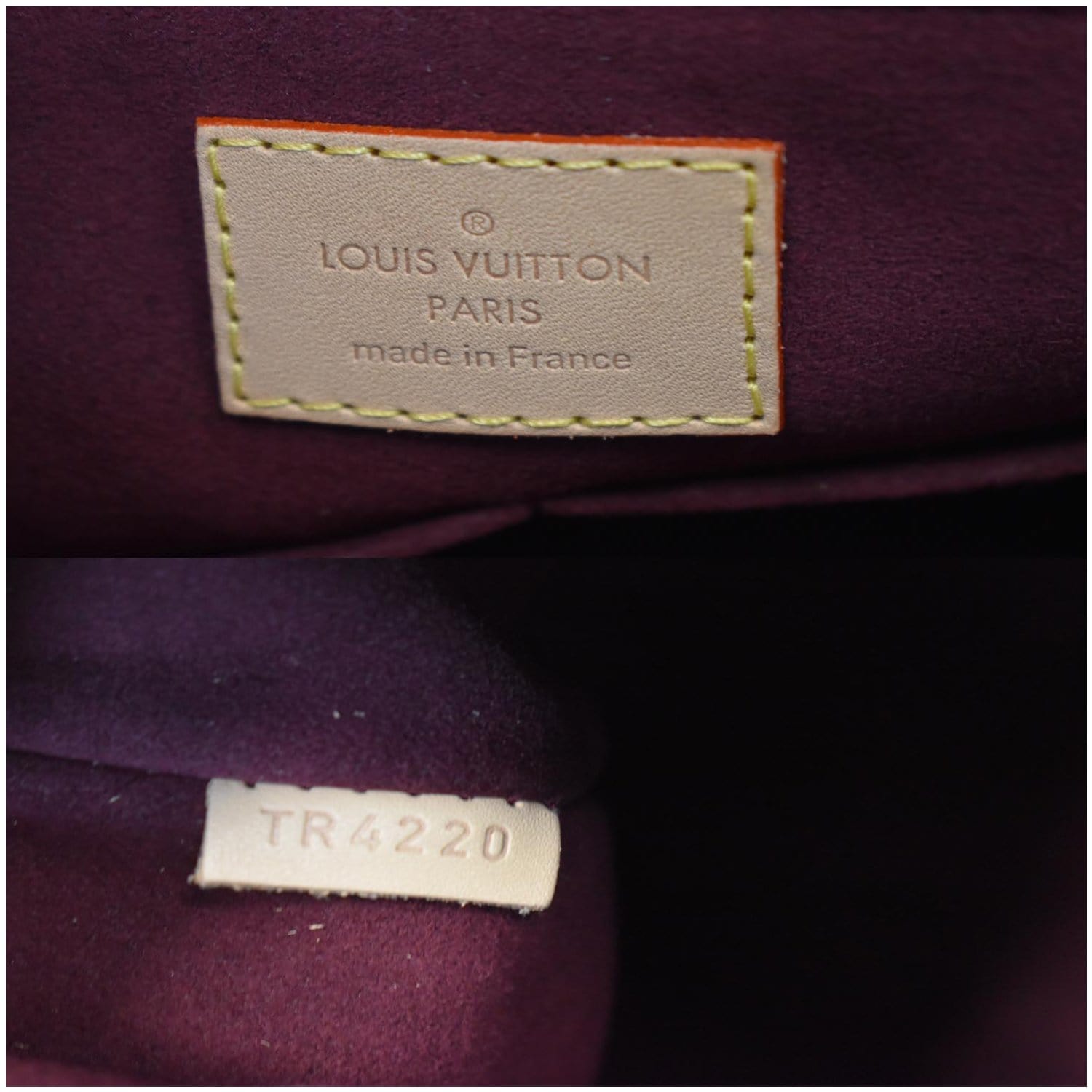 Louis Vuitton Soufflot MM Satchel Brown Monogram Canvas Black