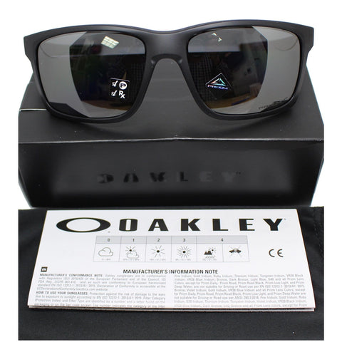 OAKLEY OO9264-45 Mainlink Sunglasses Prizm Black Polarized Lens