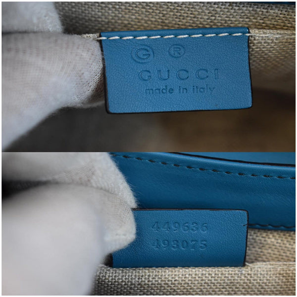 Gucci Emily Mini Micro Guccissima Leather Bag code