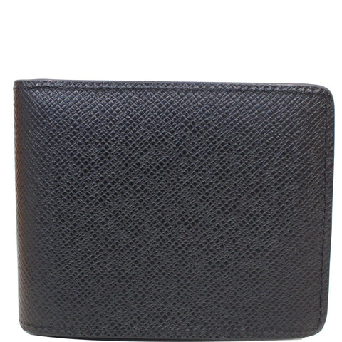 LOUIS VUITTON Slender NM Taiga Leather Wallet Noir