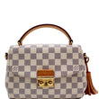 Louis Vuitton Croisette Damier Azur Satchel Crossbody Bag