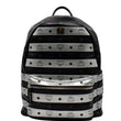 MCM Striped Medium Stark Metallic Visetos Backpack Bag