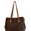 LOUIS VUITTON Chelsea Damier Ebene Shoulder Bag Brown