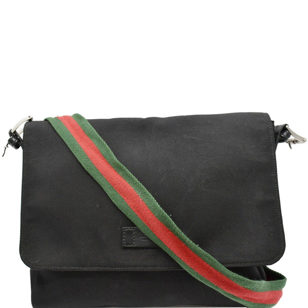 Gucci Techno Large Web Nylon Canvas Messenger Bag - Buy