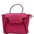 CELINE Nano Belt Grained Leather 2Way Shoulder Bag Pink
